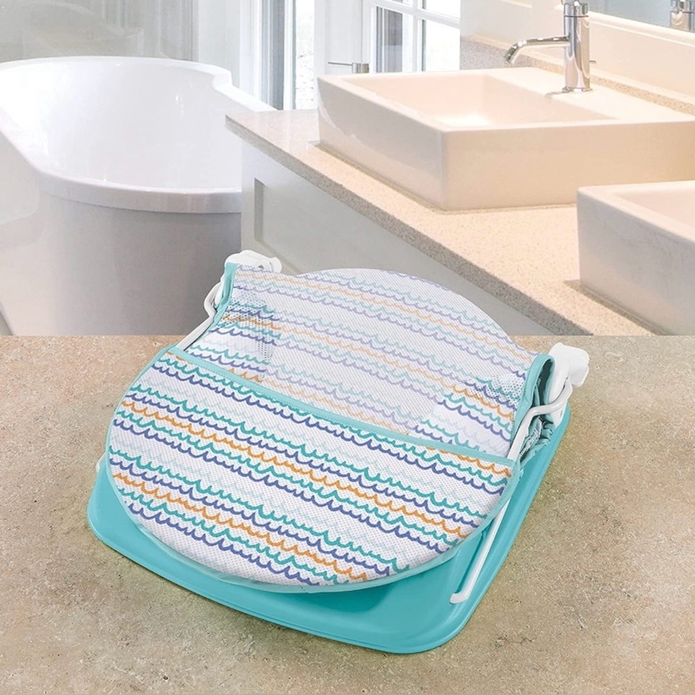 Aqua Baby Bath Seat with Wave Pattern - Picture 3 of 9